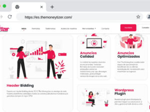 The Moneytizer plataforma de publicidad para monetizar sitios web