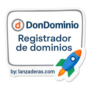 Portada del registrador de dominios Don Dominio